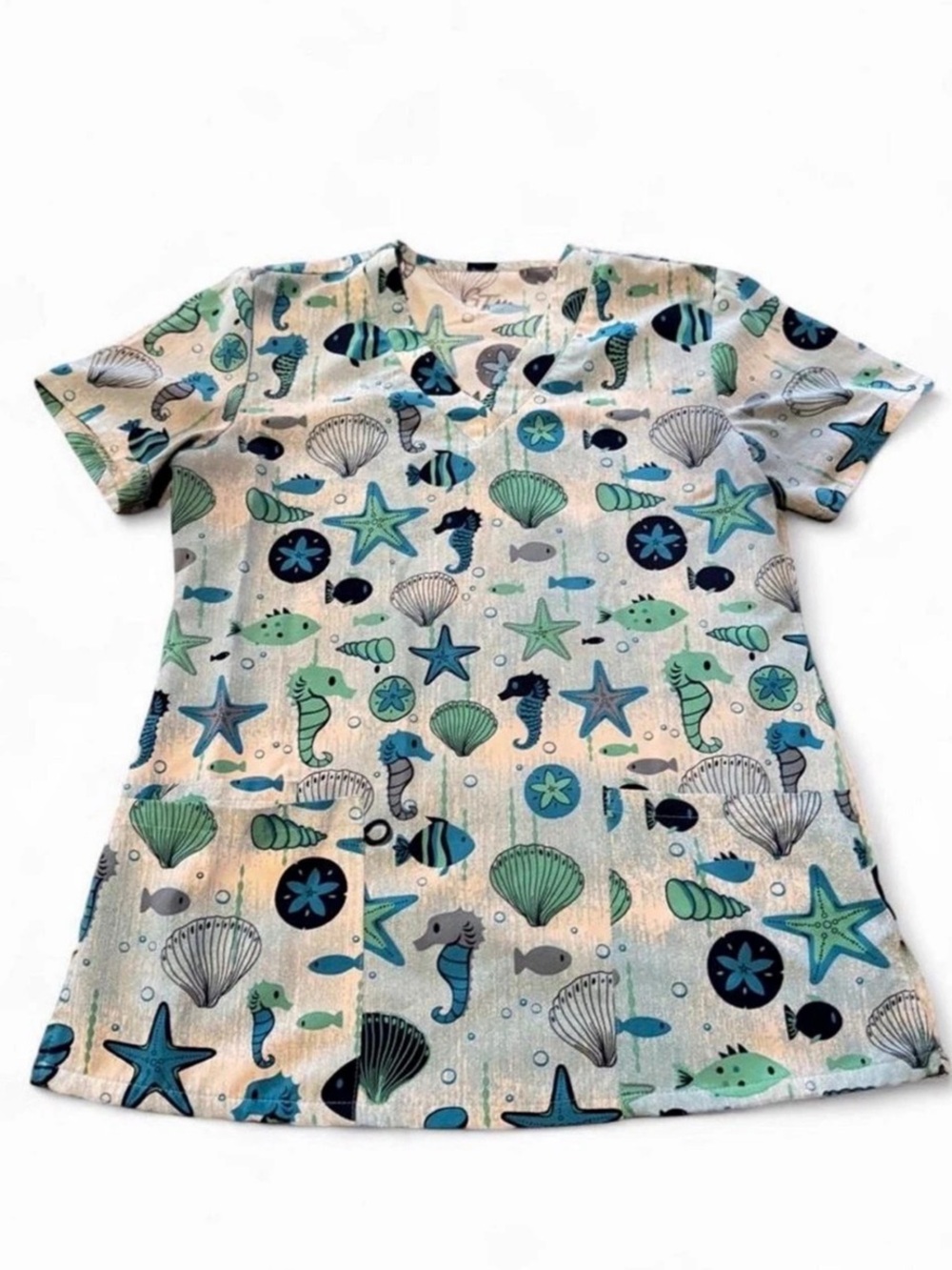 GT Performance Kids Short Sleeve Sea Life Print Top